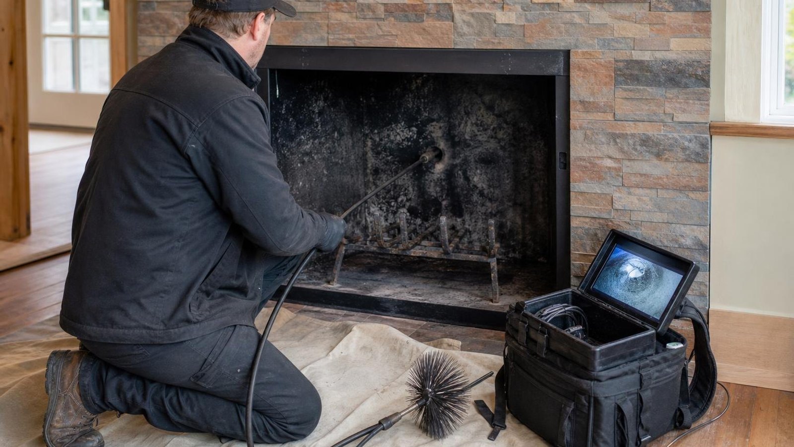 Local chimney sweep & inspection for Baldwin homes